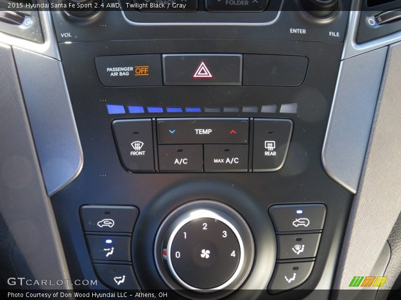 Twilight Black / Gray 2015 Hyundai Santa Fe Sport 2.4 AWD