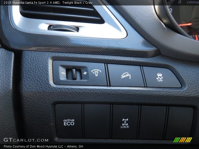 Twilight Black / Gray 2015 Hyundai Santa Fe Sport 2.4 AWD
