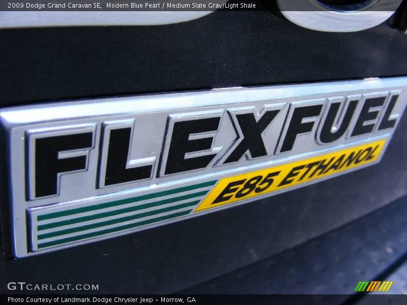 Modern Blue Pearl / Medium Slate Gray/Light Shale 2009 Dodge Grand Caravan SE