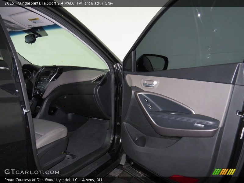 Twilight Black / Gray 2015 Hyundai Santa Fe Sport 2.4 AWD