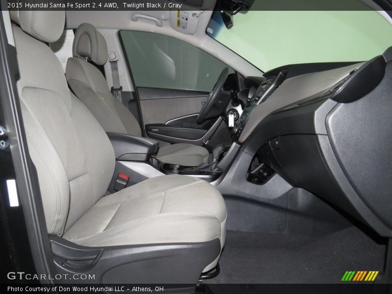 Twilight Black / Gray 2015 Hyundai Santa Fe Sport 2.4 AWD