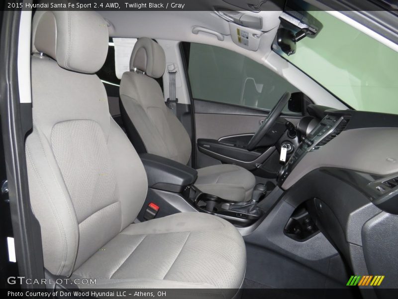 Twilight Black / Gray 2015 Hyundai Santa Fe Sport 2.4 AWD