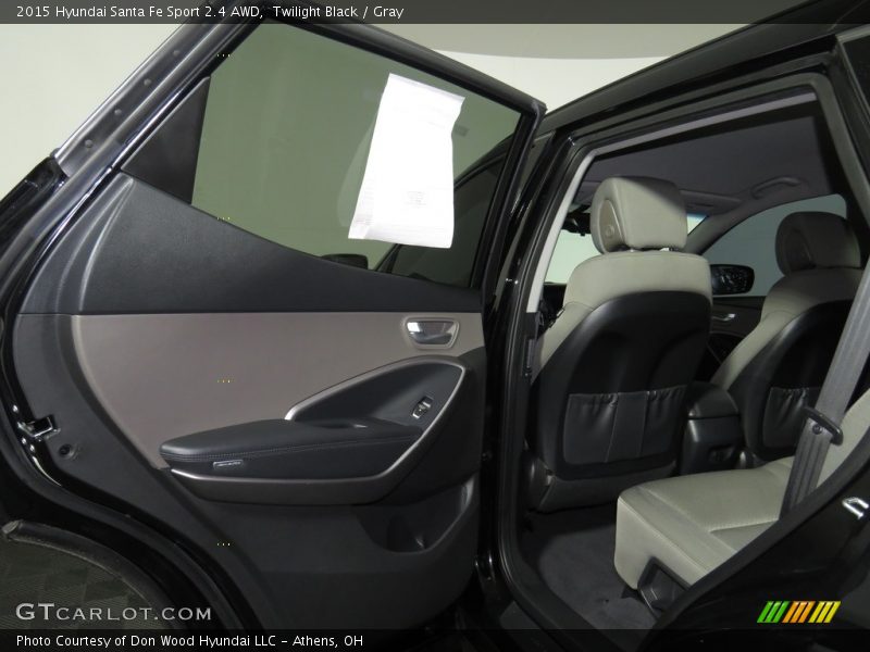 Twilight Black / Gray 2015 Hyundai Santa Fe Sport 2.4 AWD