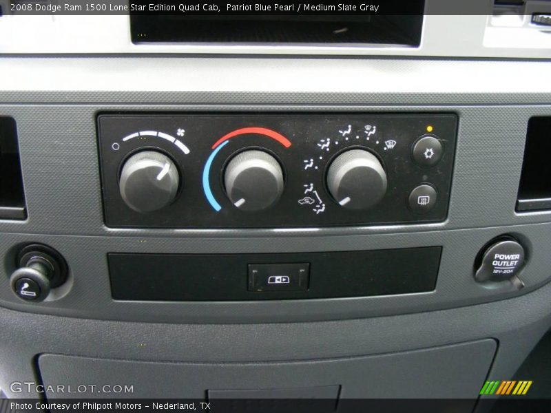 Patriot Blue Pearl / Medium Slate Gray 2008 Dodge Ram 1500 Lone Star Edition Quad Cab