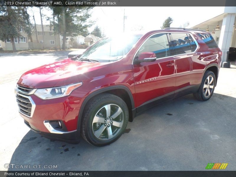 Cajun Red Tintcoat / Jet Black 2019 Chevrolet Traverse LT AWD