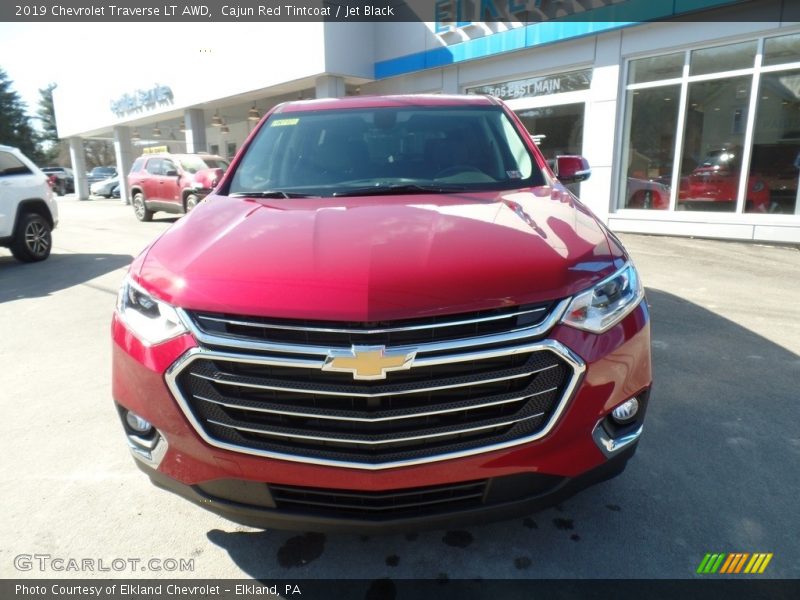 Cajun Red Tintcoat / Jet Black 2019 Chevrolet Traverse LT AWD