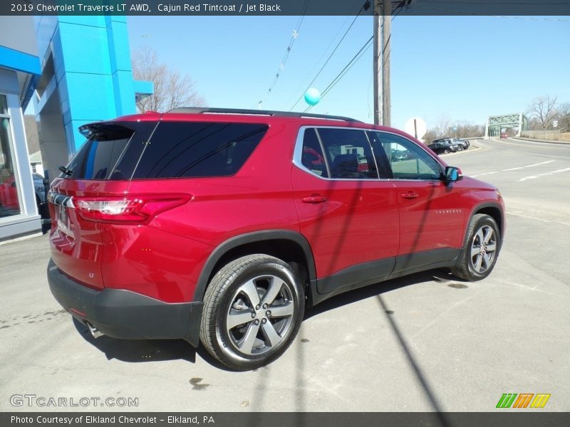Cajun Red Tintcoat / Jet Black 2019 Chevrolet Traverse LT AWD
