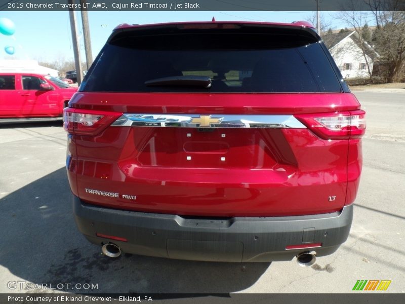 Cajun Red Tintcoat / Jet Black 2019 Chevrolet Traverse LT AWD