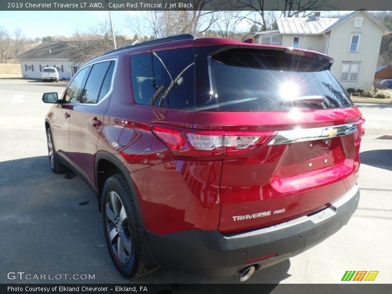 Cajun Red Tintcoat / Jet Black 2019 Chevrolet Traverse LT AWD