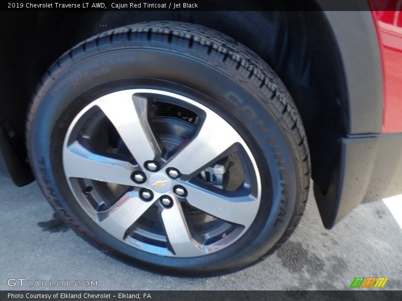 Cajun Red Tintcoat / Jet Black 2019 Chevrolet Traverse LT AWD