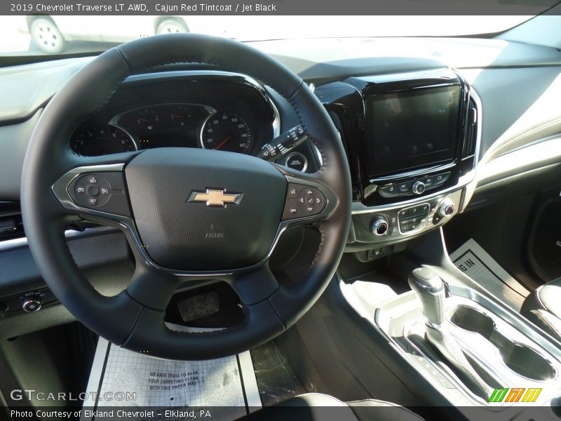 Cajun Red Tintcoat / Jet Black 2019 Chevrolet Traverse LT AWD