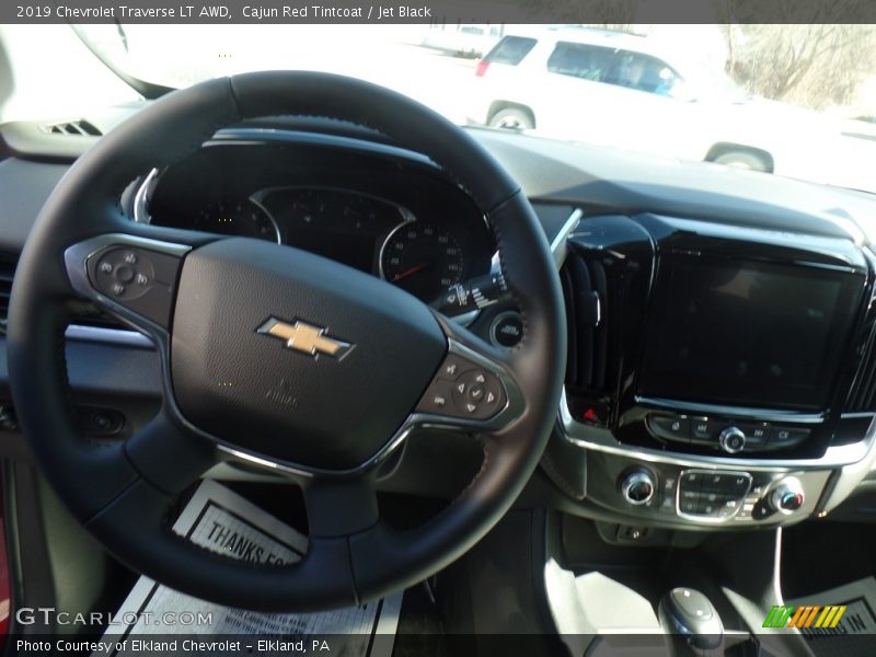 Cajun Red Tintcoat / Jet Black 2019 Chevrolet Traverse LT AWD