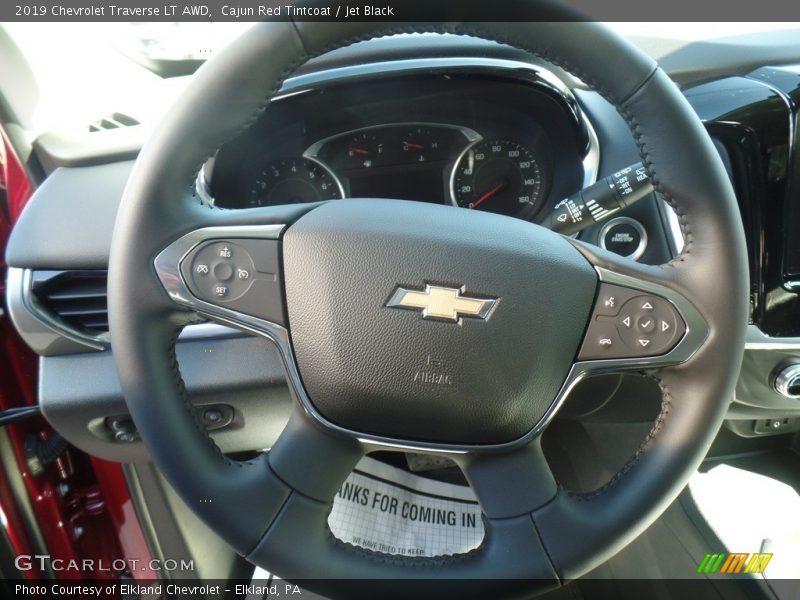 Cajun Red Tintcoat / Jet Black 2019 Chevrolet Traverse LT AWD
