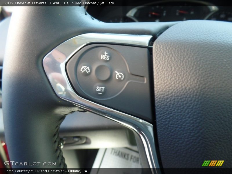 Cajun Red Tintcoat / Jet Black 2019 Chevrolet Traverse LT AWD