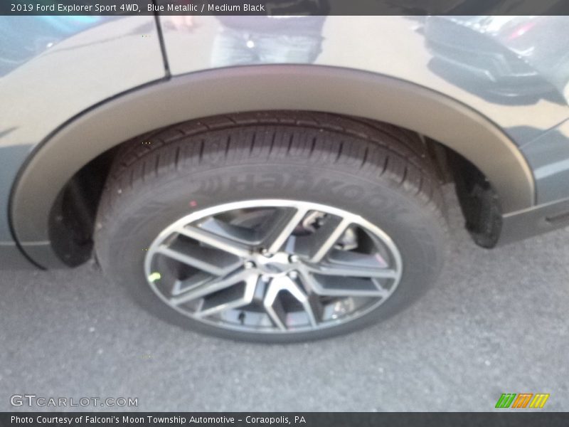 Blue Metallic / Medium Black 2019 Ford Explorer Sport 4WD