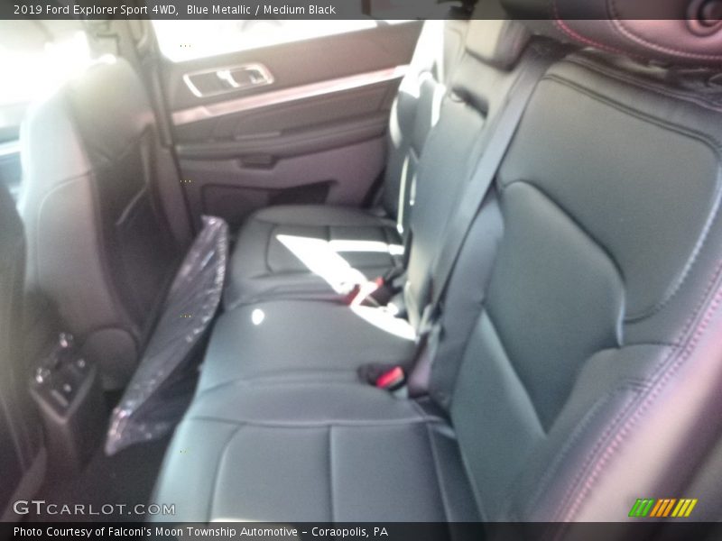 Blue Metallic / Medium Black 2019 Ford Explorer Sport 4WD