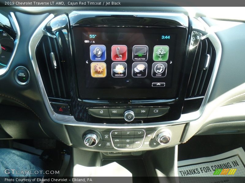 Cajun Red Tintcoat / Jet Black 2019 Chevrolet Traverse LT AWD