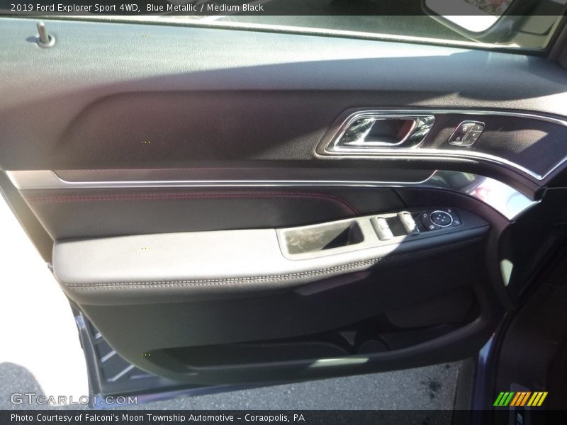 Blue Metallic / Medium Black 2019 Ford Explorer Sport 4WD
