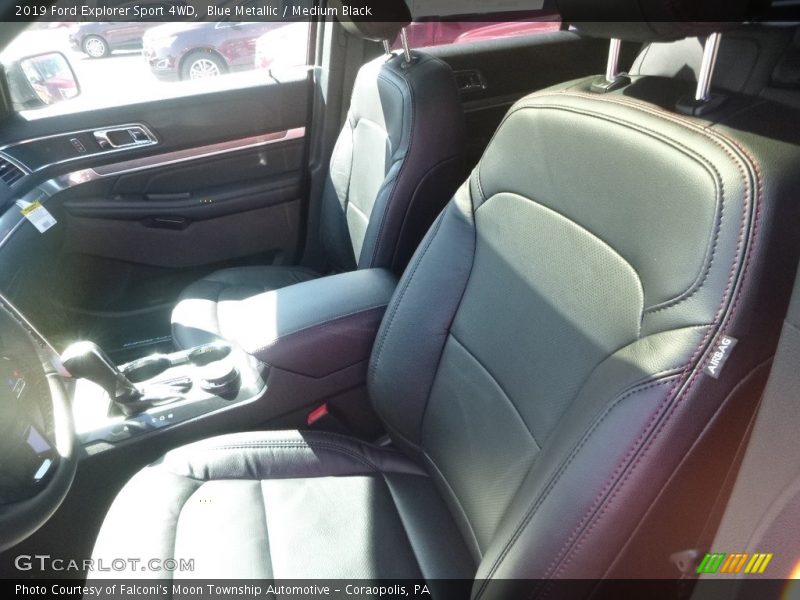 Blue Metallic / Medium Black 2019 Ford Explorer Sport 4WD