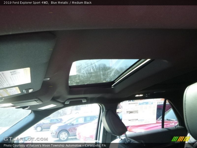 Blue Metallic / Medium Black 2019 Ford Explorer Sport 4WD