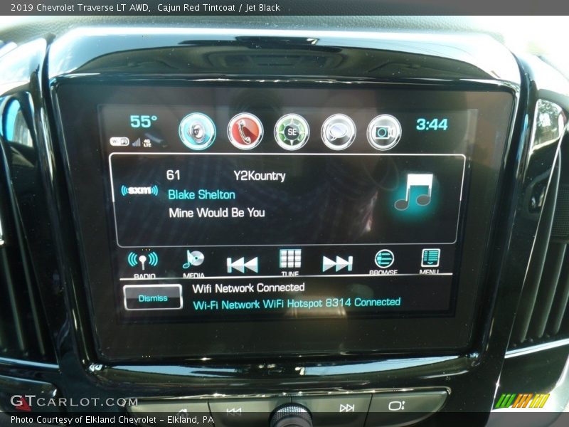 Cajun Red Tintcoat / Jet Black 2019 Chevrolet Traverse LT AWD