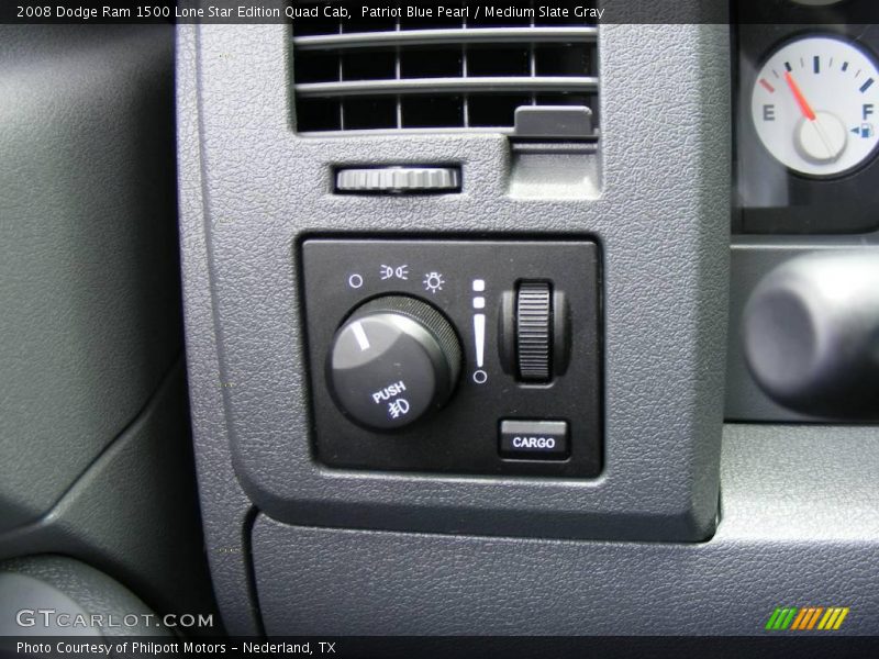 Patriot Blue Pearl / Medium Slate Gray 2008 Dodge Ram 1500 Lone Star Edition Quad Cab