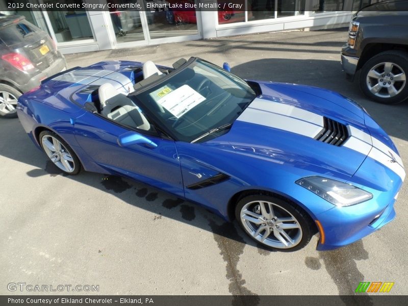  2019 Corvette Stingray Convertible Elkhart Lake Blue Metallic