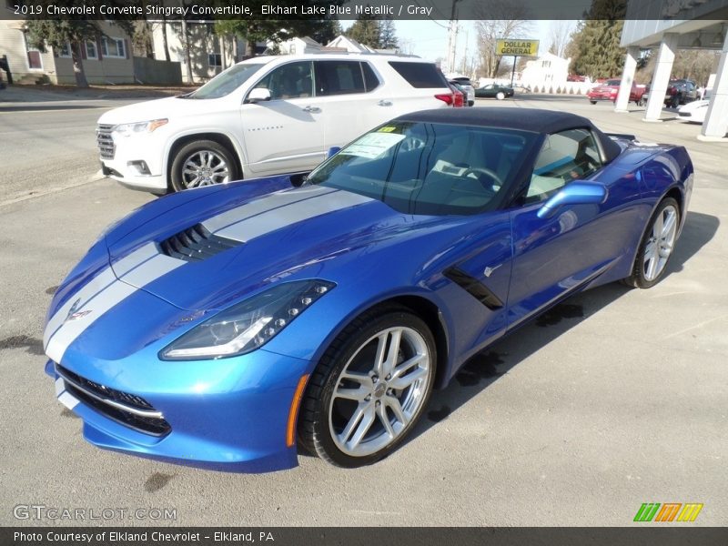  2019 Corvette Stingray Convertible Elkhart Lake Blue Metallic