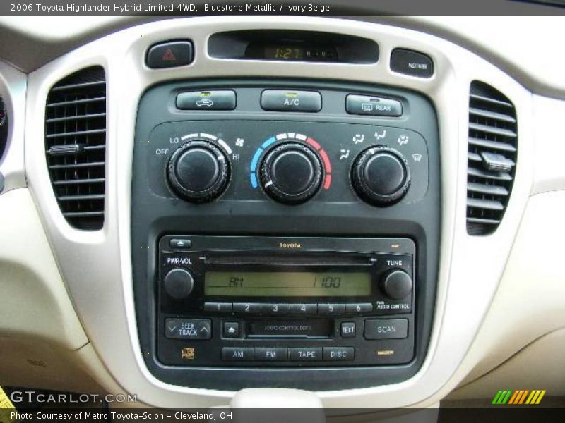 Bluestone Metallic / Ivory Beige 2006 Toyota Highlander Hybrid Limited 4WD