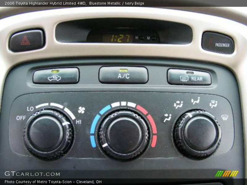 Bluestone Metallic / Ivory Beige 2006 Toyota Highlander Hybrid Limited 4WD