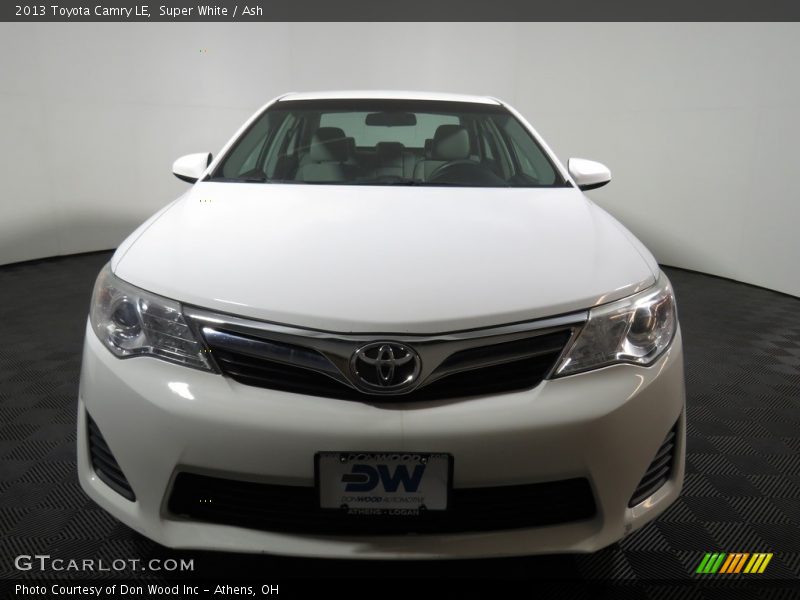 Super White / Ash 2013 Toyota Camry LE