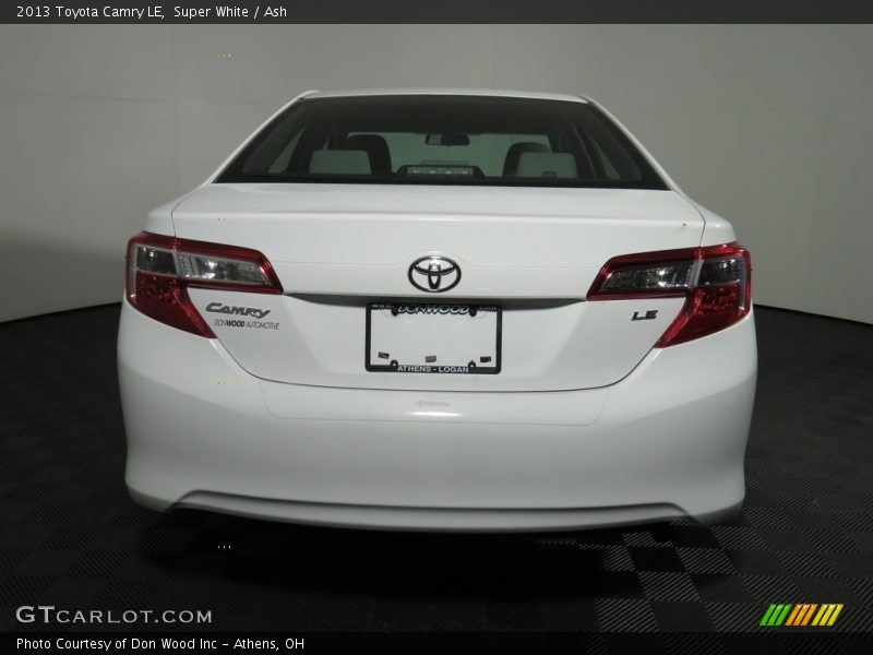 Super White / Ash 2013 Toyota Camry LE