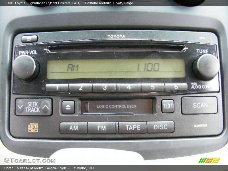 Bluestone Metallic / Ivory Beige 2006 Toyota Highlander Hybrid Limited 4WD