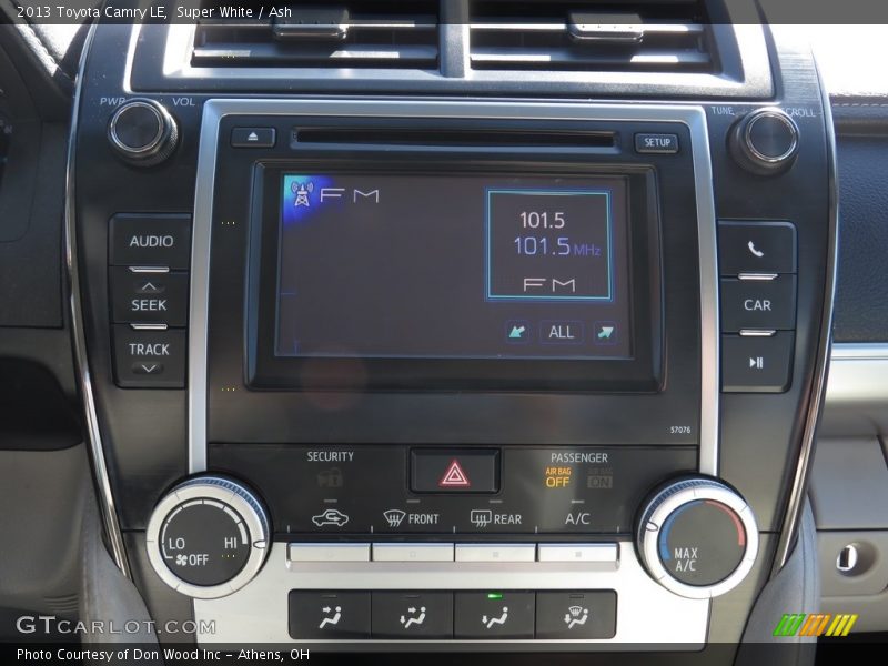 Super White / Ash 2013 Toyota Camry LE