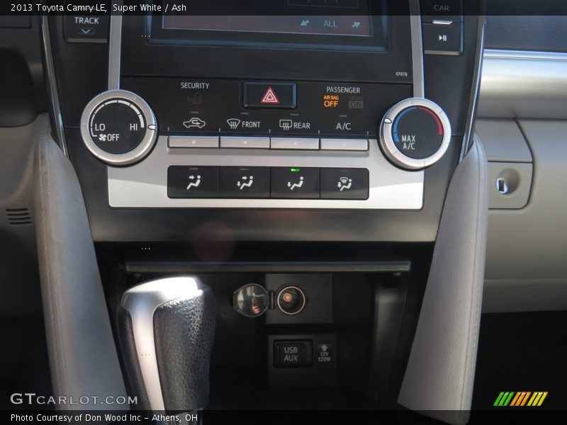 Super White / Ash 2013 Toyota Camry LE