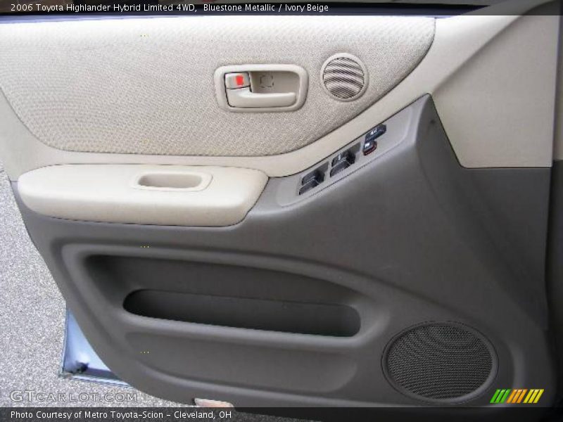 Bluestone Metallic / Ivory Beige 2006 Toyota Highlander Hybrid Limited 4WD