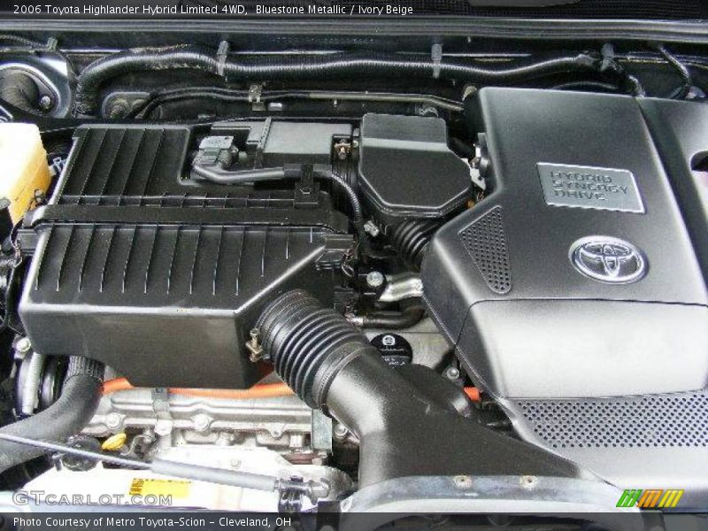 Bluestone Metallic / Ivory Beige 2006 Toyota Highlander Hybrid Limited 4WD