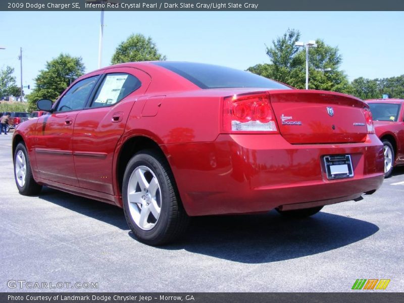 Inferno Red Crystal Pearl / Dark Slate Gray/Light Slate Gray 2009 Dodge Charger SE
