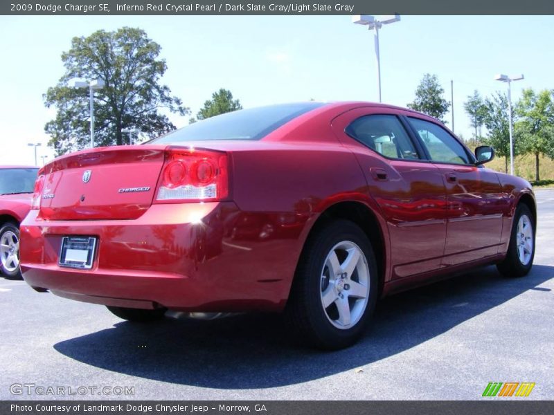 Inferno Red Crystal Pearl / Dark Slate Gray/Light Slate Gray 2009 Dodge Charger SE