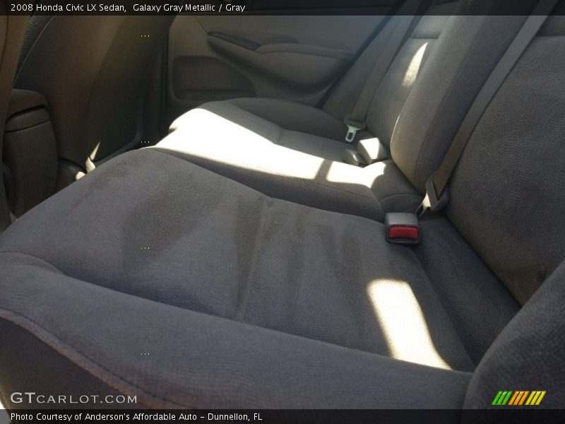 Galaxy Gray Metallic / Gray 2008 Honda Civic LX Sedan