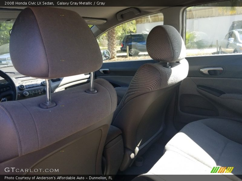 Galaxy Gray Metallic / Gray 2008 Honda Civic LX Sedan