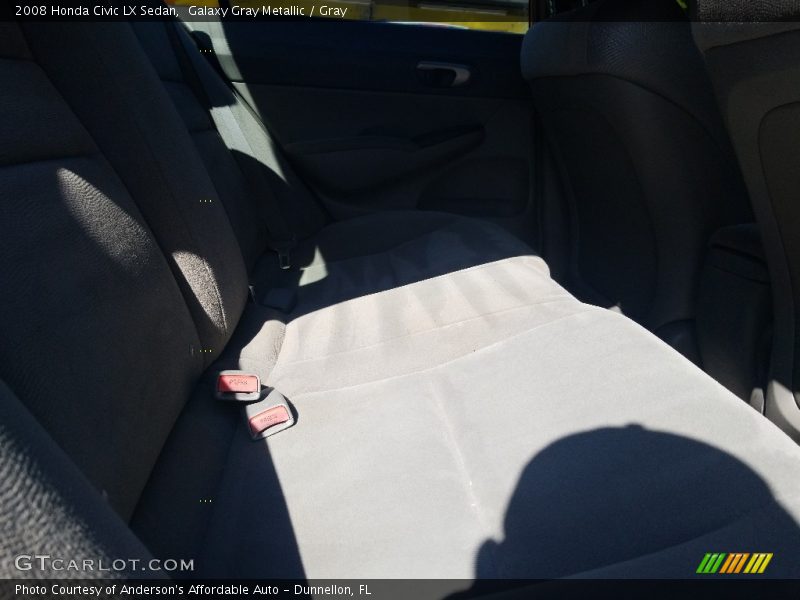 Galaxy Gray Metallic / Gray 2008 Honda Civic LX Sedan
