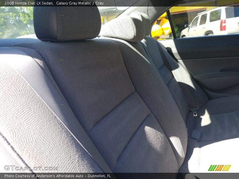 Galaxy Gray Metallic / Gray 2008 Honda Civic LX Sedan