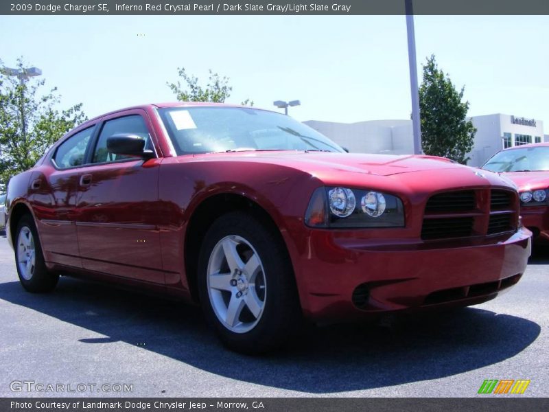Inferno Red Crystal Pearl / Dark Slate Gray/Light Slate Gray 2009 Dodge Charger SE