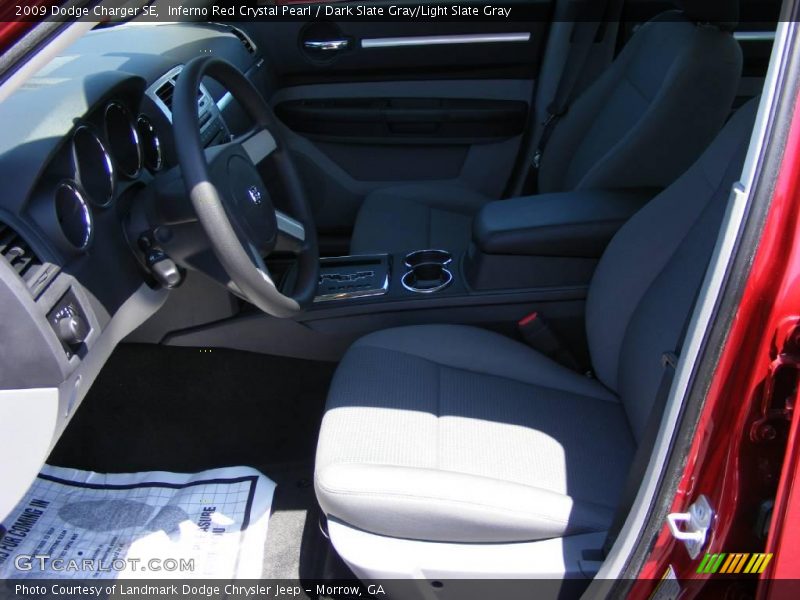 Inferno Red Crystal Pearl / Dark Slate Gray/Light Slate Gray 2009 Dodge Charger SE