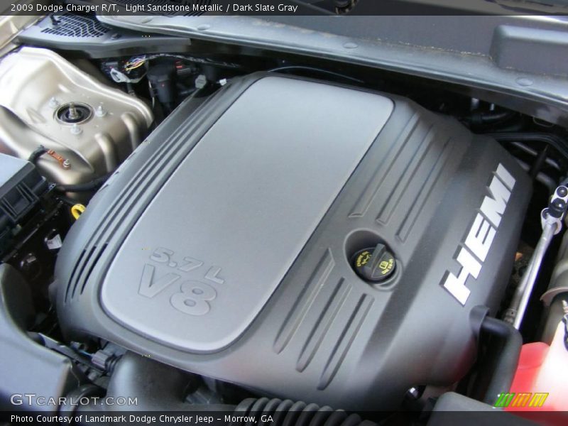 Light Sandstone Metallic / Dark Slate Gray 2009 Dodge Charger R/T