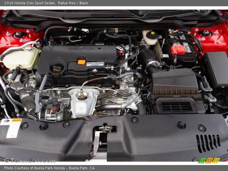Rallye Red / Black 2019 Honda Civic Sport Sedan