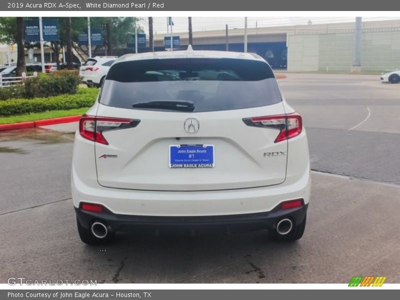 White Diamond Pearl / Red 2019 Acura RDX A-Spec