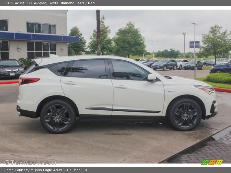 White Diamond Pearl / Red 2019 Acura RDX A-Spec