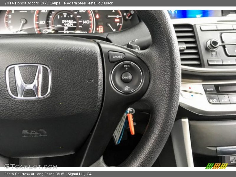 Modern Steel Metallic / Black 2014 Honda Accord LX-S Coupe